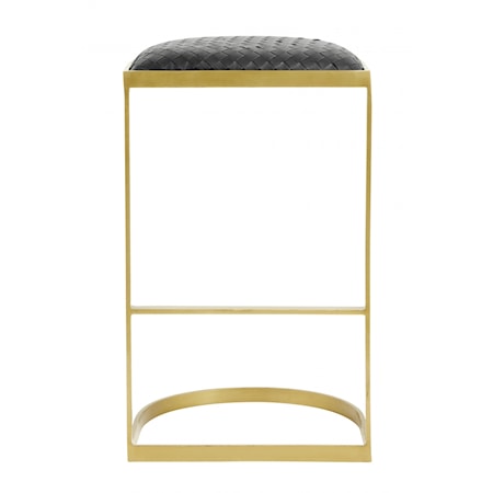 EA barstol, black weaving/golden