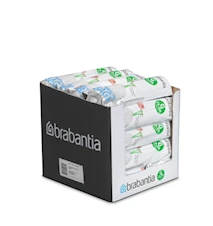 Avfallspåsar G, 23-30Ltr [20 påsar/rulle] "Tear Off" Display White