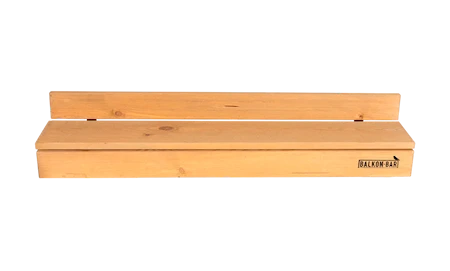 Balkongbar Mini Rektangulär Hög Furu Natur