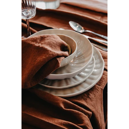 Dainty Asjett 21 cm 4-pakk Beige