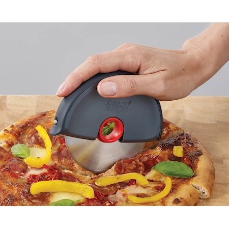 Disc Easy-clean Pizzaskärare 12,1 cm Silikon/Rostfritt Stål Grå