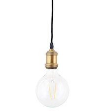 LED-Lampe dimmbar E27 17,5x12,5 cm klar