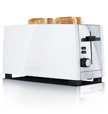 Toaster 4 Scheiben 4 Wärmeelemente 1380 W Weiß
