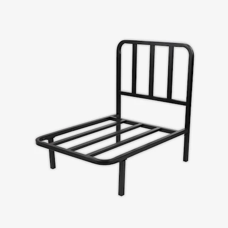 Lounge Lenestol 83x62 cm Metal Sort