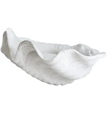 Shell Skål Large 27 x 33 x 14 cm Hvit