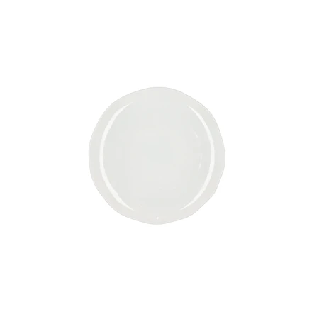 Kakefat med fot 22 x 8,8 cm Hvit Porselen