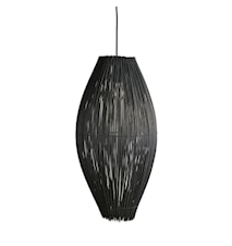 Fishtrap Bambu Large Taklampa 66x35cm Svart