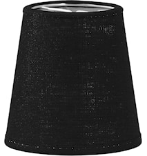 Queen Lampskärm Franza Svart 12cm