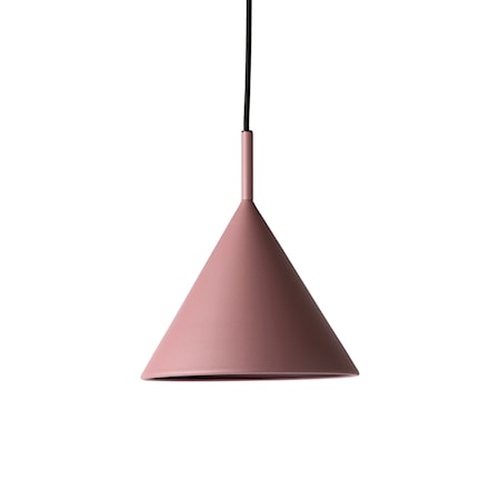 metal triangle pendant lamp M matt purple