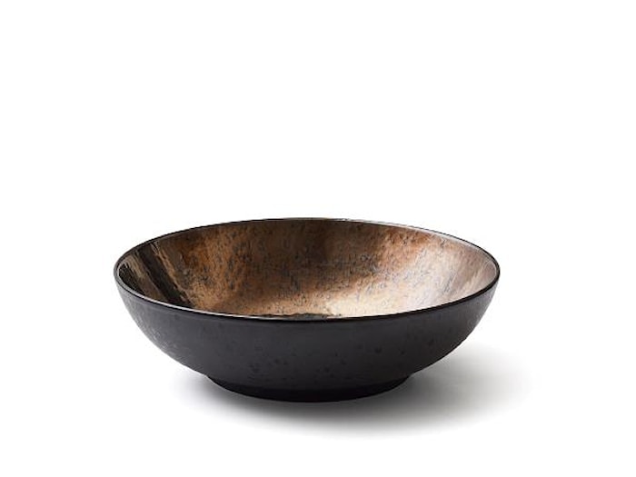 Salad Bowl Black/Bronze 24cm