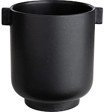 Pot with Handle Black 18 cm