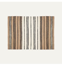 Elin Matta 160x230 cm Jute Natur/Svart