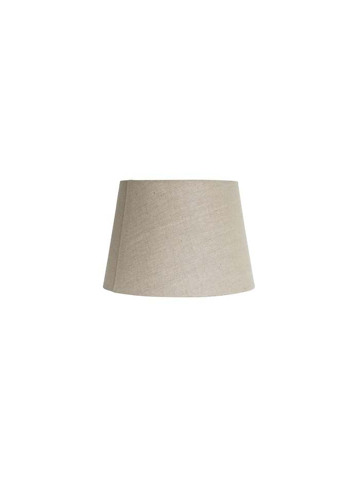 Basic Straight Lampskärm Ø26 cm Linne Natur
