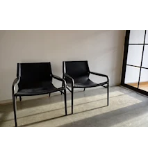 Rama chair fåtölj - Såpbehandlad, svart