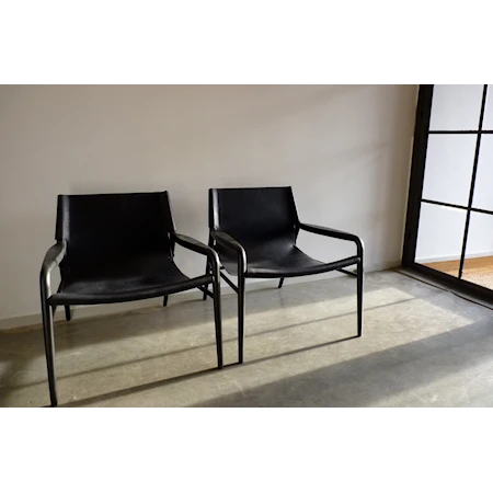 Rama chair lenestol - Såpebehandlet, natur/svart