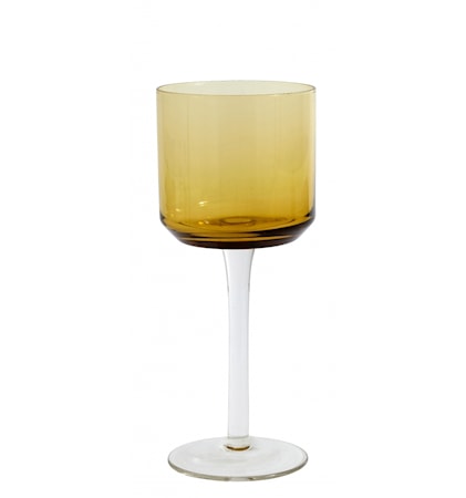 RETRO White Wine Glass Amber