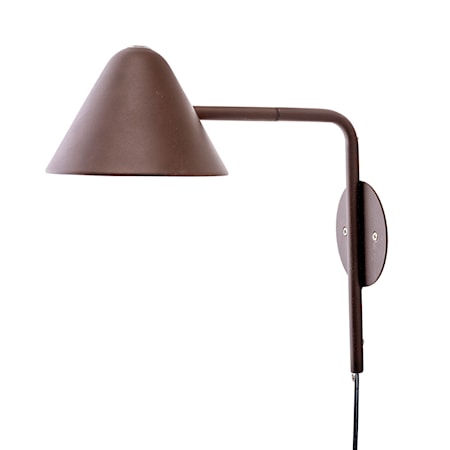 Vegglampe Metall Brun