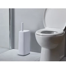Flex Store Toalettborste med Hållare 49 cm Grå/Vit