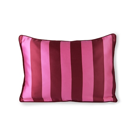 Satin/Velvet Cushion Pink/Purple 35x50 cm
