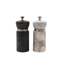 Salt och Pepparkvarn Set 14 cm Marmor