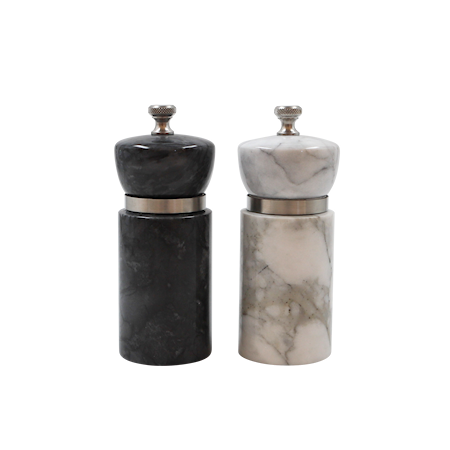 Salt och Pepparkvarn Set 14 cm Marmor