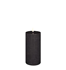 Pillar LED-Pöytäkynttilä 7,8 x 15 cm Musta