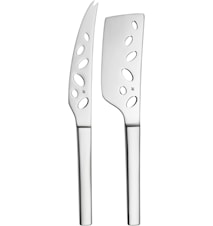 Nuova ostknivset 2 delar blank stål - 24/27,5 cm