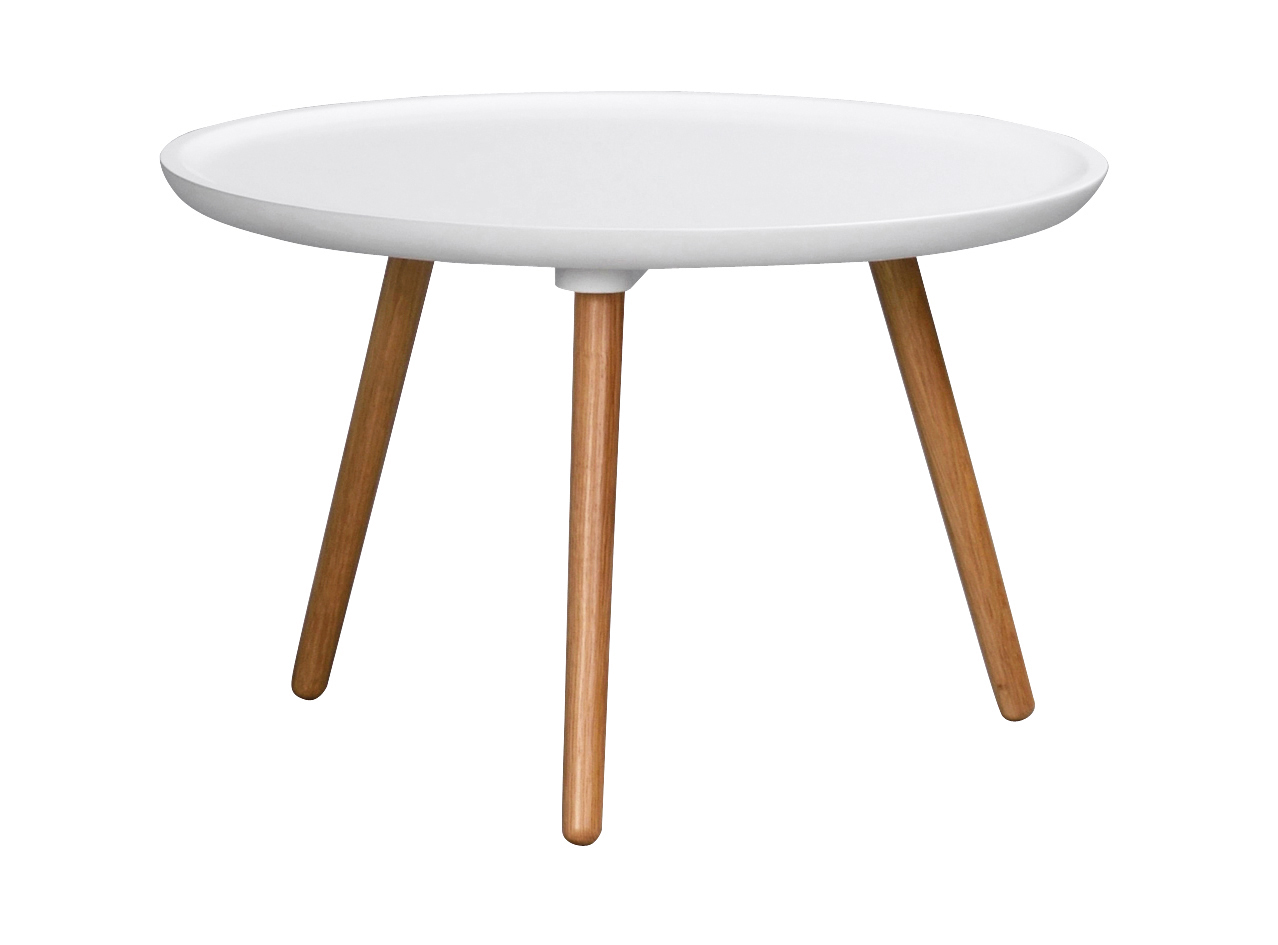 Køb Daisy Sofabord Rundt HvidEg 55 cm | Bord | KitchenTime Daisy Indskudsborde, hvid