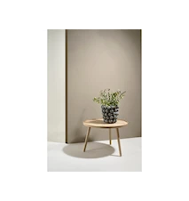 Ebern Salongbord 70,5 cm Massiv Eik Hvitpigmentert