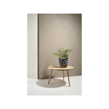 Ebern Salongbord 70,5 cm Massiv Eik Hvitpigmentert
