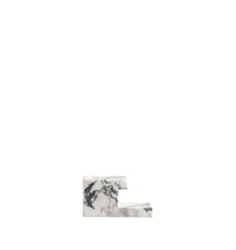 Brick Ljusstake Liten 7,5 cm Marmor Calacatta