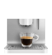 Helautomatisk Espressomaskin med Mjölkskummare Vit 1,4L