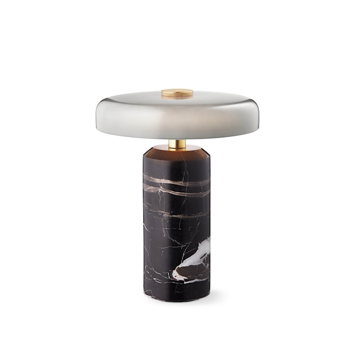 Trip Bordlampe Ø17x21 cm Marmor Ask/Grå
