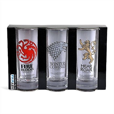 Game Of Thrones Glas 3-pack