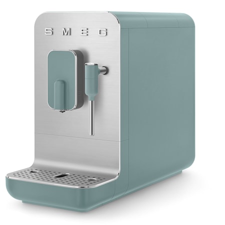 50´s Style Helautomatisk Espressomaskin m. mjölkskummare 1,4L Emerald Green