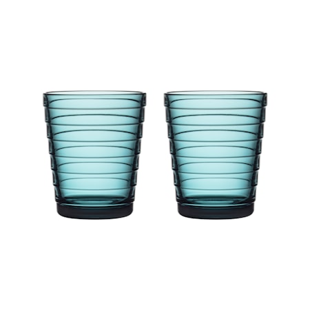 Aino Aalto Juomalasi 22 cl 2 kpl Merensininen, Iittala