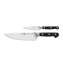Pro knivsett 2 deler skrellekniv og kokkekniv