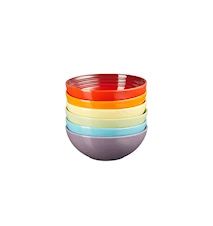 Rainbow Setti / 6 Signature Syvät lautaset
