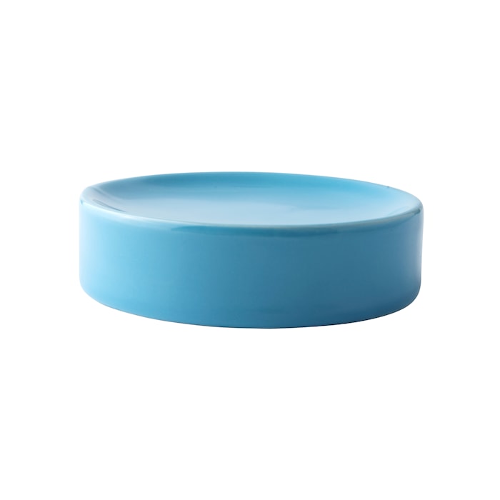 Porte-savon céramique turquoise 11 cm