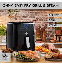Easy Fry 3in1 Steam+ Airfryer Musta