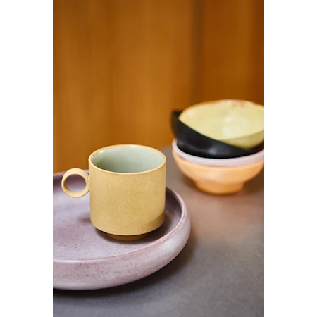 Bold & basic ceramics skål sett med 4, Mixed