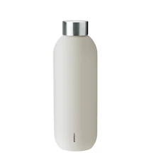 Keep Cool vacuum drinking bottle, 0,6 l. - sand/steel