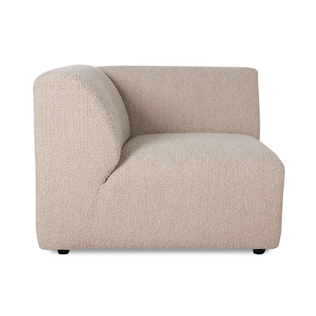 Jax couch: Element vänster Hörn Boucle Taupe