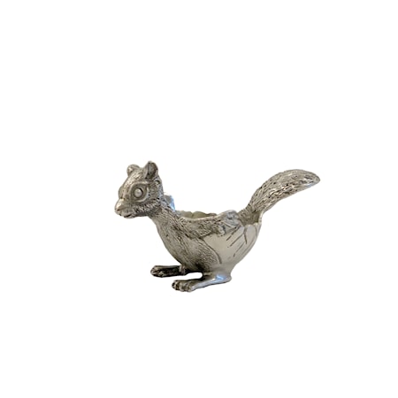 Äggkopp Squirrel Silver