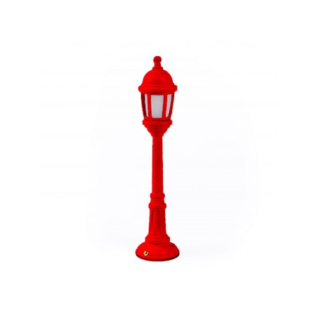 Street Lamp Koriste Katulamppu Ø 9,8 x 42 cm Punainen