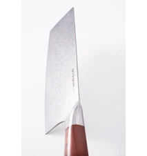 Chinesisches Kochmesser 67 Lagen Damaszener-Stahl 18 cm