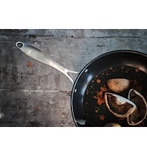 Stekepanne rustfritt stål 5-lags non-stick 32 cm