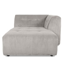 Vint couch: element høyre Divan Corduroy rib, cream