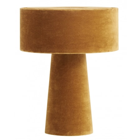 MUSHROOM Bordlampe Sennepsgul