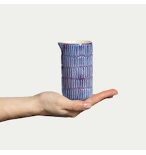 Stripes Mjölkkanna 30 cl 12,5 cm Keramik Viol